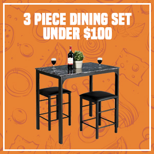 3 Piece Dining Set under $100